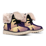 Pro Golf Swing Print Winter Boots