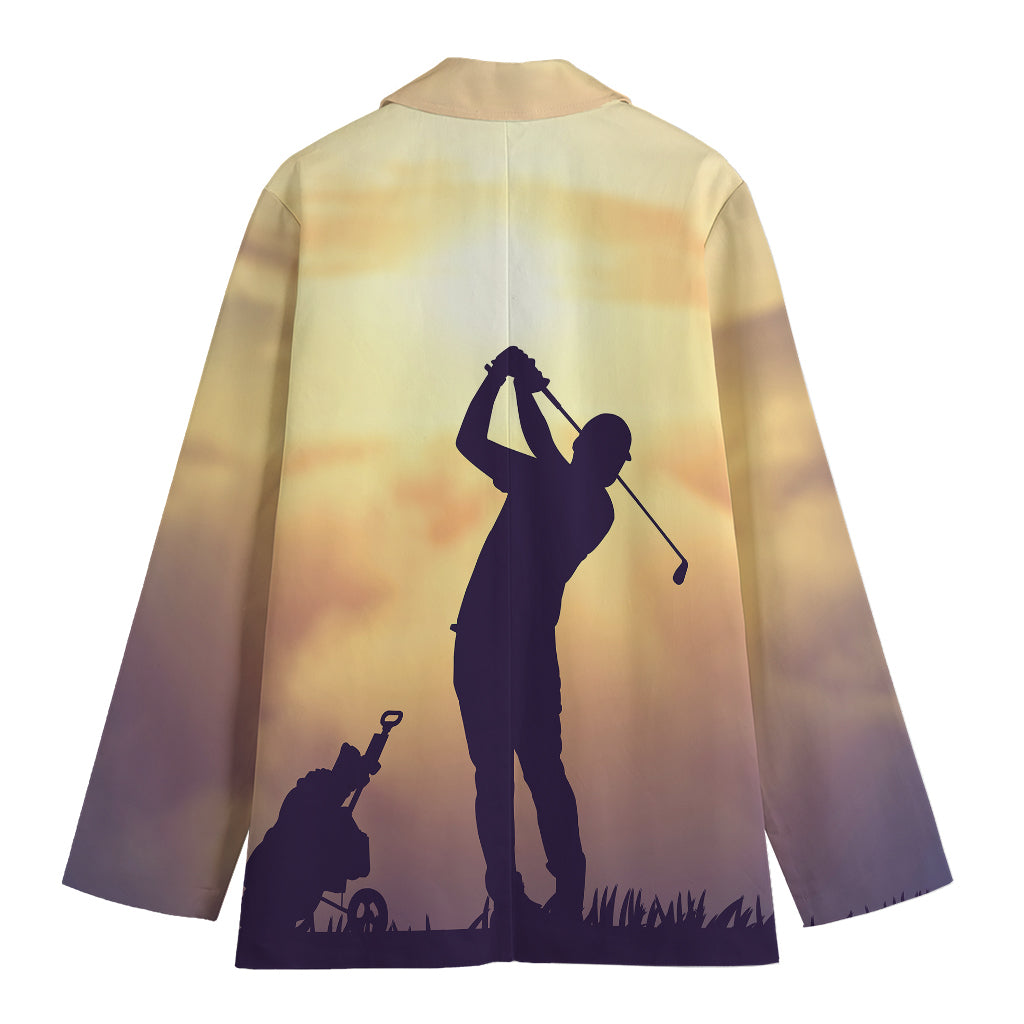 Pro Golf Swing Print Women's Blazer