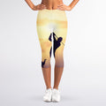 Pro Golf Swing Print Women's Capri Leggings