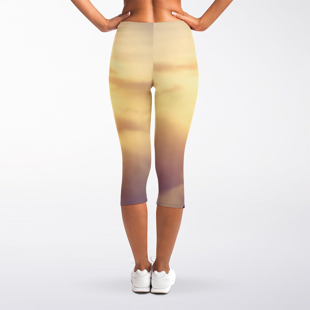 Pro Golf Swing Print Women's Capri Leggings