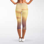 Pro Golf Swing Print Women's Capri Leggings
