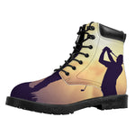 Pro Golf Swing Print Work Boots