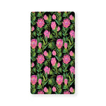 Protea Floral Pattern Print Baby Crib Sheet