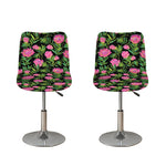 Protea Floral Pattern Print Bar Stool Covers