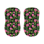 Protea Floral Pattern Print Bar Stool Covers
