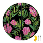 Protea Floral Pattern Print Basketball
