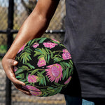 Protea Floral Pattern Print Basketball