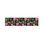 Protea Floral Pattern Print Bed Runner