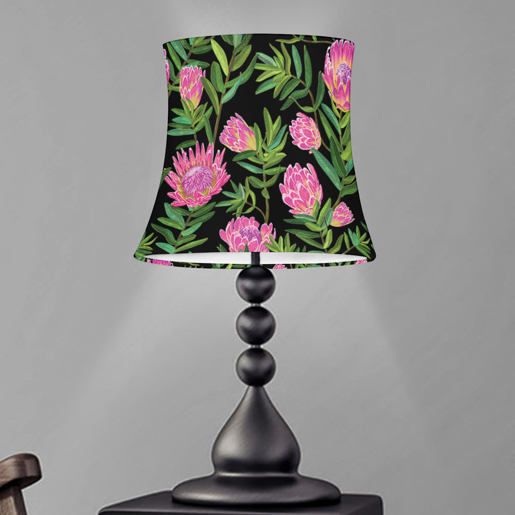 Protea Floral Pattern Print Bell Lamp Shade