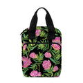 Protea Floral Pattern Print Bible Tote Bag