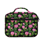Protea Floral Pattern Print Briefcase Bible Bag