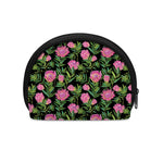 Protea Floral Pattern Print Coin Purse