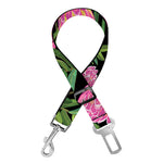 Protea Floral Pattern Print Dog Seat Belt