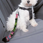 Protea Floral Pattern Print Dog Seat Belt