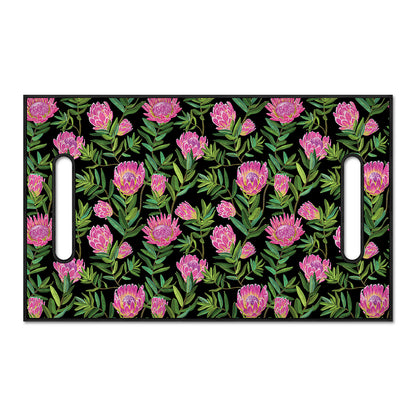 Protea Floral Pattern Print Golf Cart Seat Cover