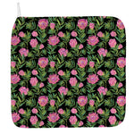 Protea Floral Pattern Print Hand Towel