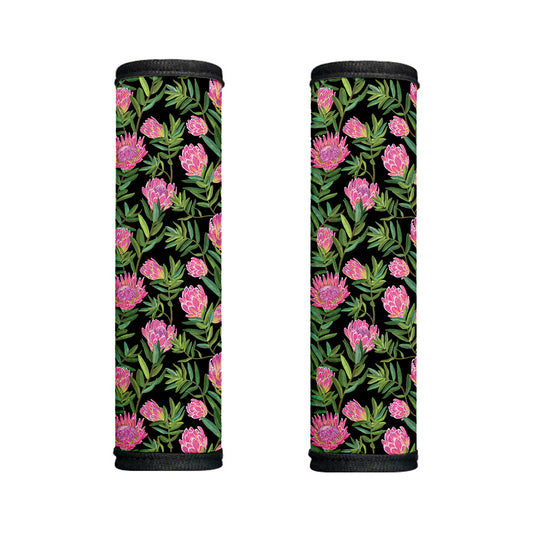 Protea Floral Pattern Print Handle Covers