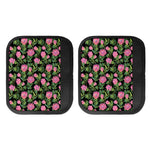 Protea Floral Pattern Print Handle Covers