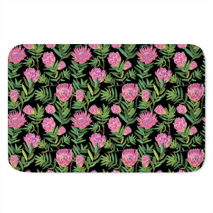 Protea Floral Pattern Print Indoor Door Mat