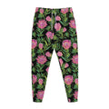 Protea Floral Pattern Print Jogger Pants