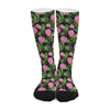 Protea Floral Pattern Print Long Socks