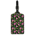 Protea Floral Pattern Print Luggage Tag