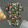 Protea Floral Pattern Print Men's Bodysuit