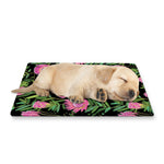 Protea Floral Pattern Print Pet Cooling Mat Cover