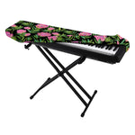 Protea Floral Pattern Print Piano Keyboard Cover