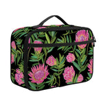 Protea Floral Pattern Print Portable Lunch Bag