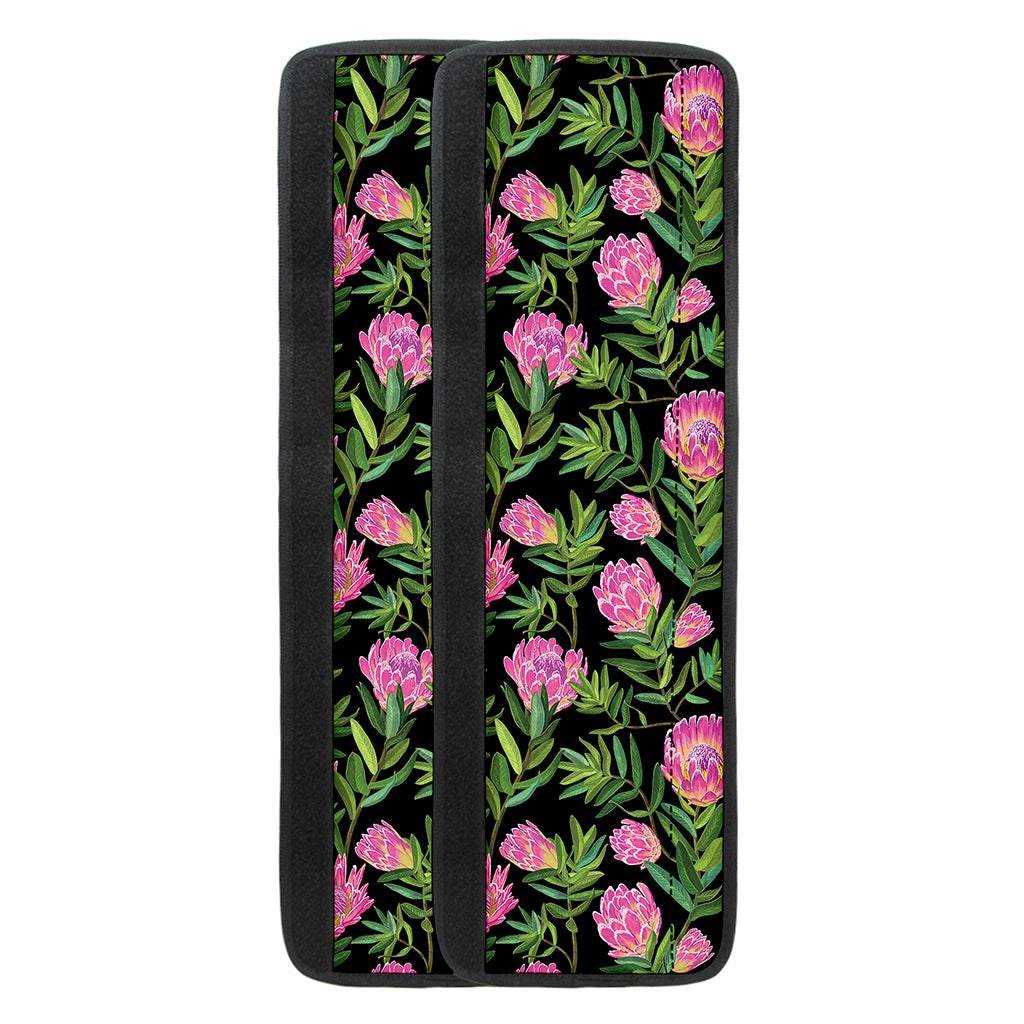 Protea Floral Pattern Print Refrigerator Handle Covers