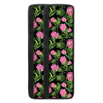 Protea Floral Pattern Print Refrigerator Handle Covers