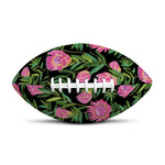 Protea Floral Pattern Print Rugby Ball