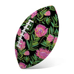 Protea Floral Pattern Print Rugby Ball