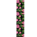 Protea Floral Pattern Print Table Runner
