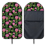 Protea Floral Pattern Print Waterproof Car Seat Cover