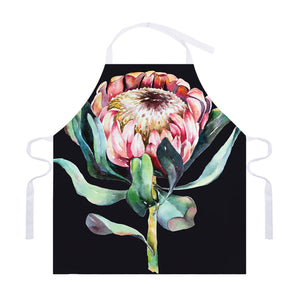 Protea Flower Print Adjustable Apron