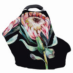 Protea Flower Print Baby Seat Cover