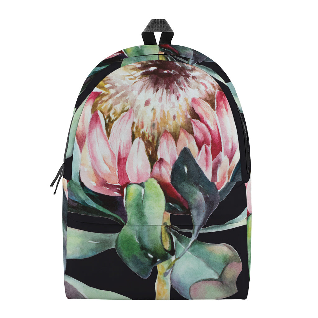 Protea Flower Print Backpack