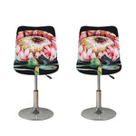 Protea Flower Print Bar Stool Covers