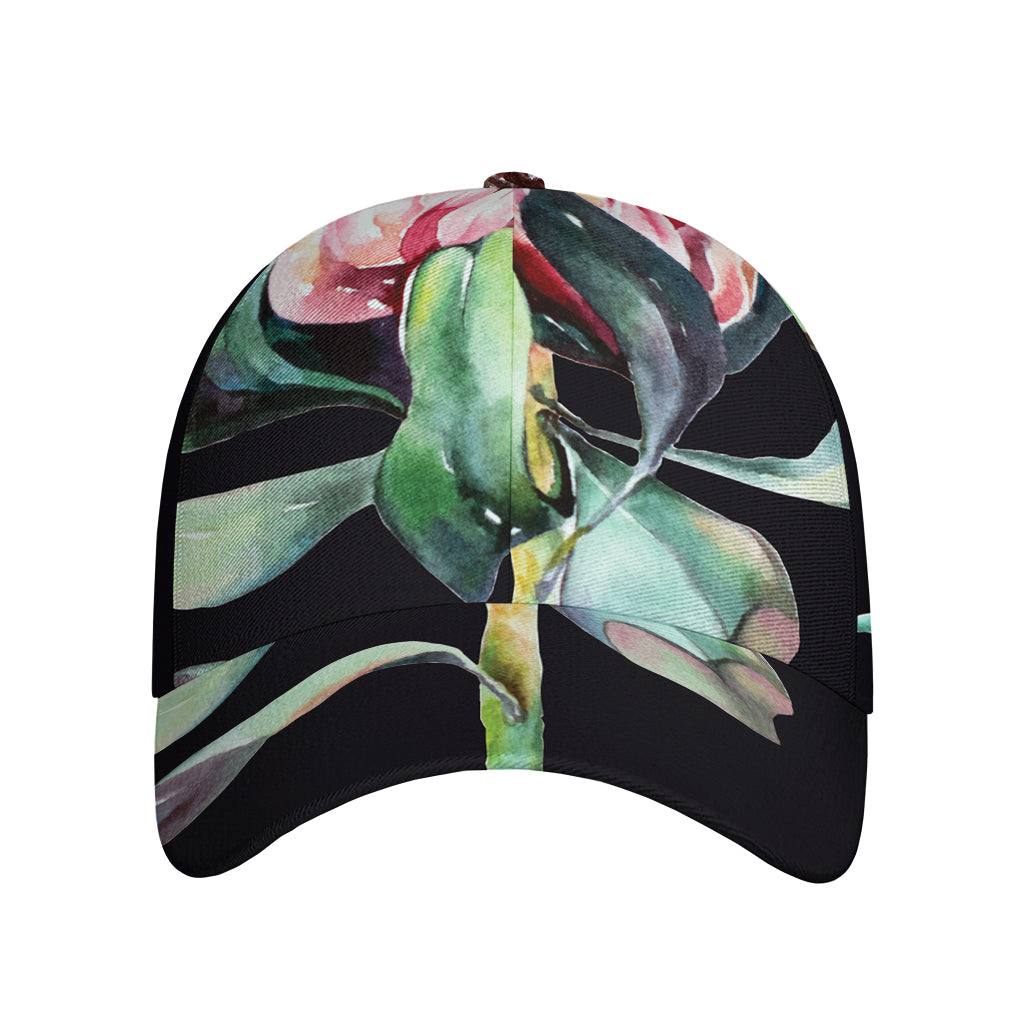 Protea Flower Print Baseball Cap