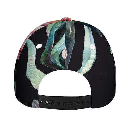 Protea Flower Print Baseball Cap