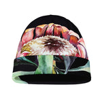 Protea Flower Print Beanie