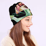 Protea Flower Print Beanie