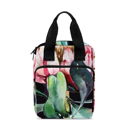 Protea Flower Print Bible Tote Bag