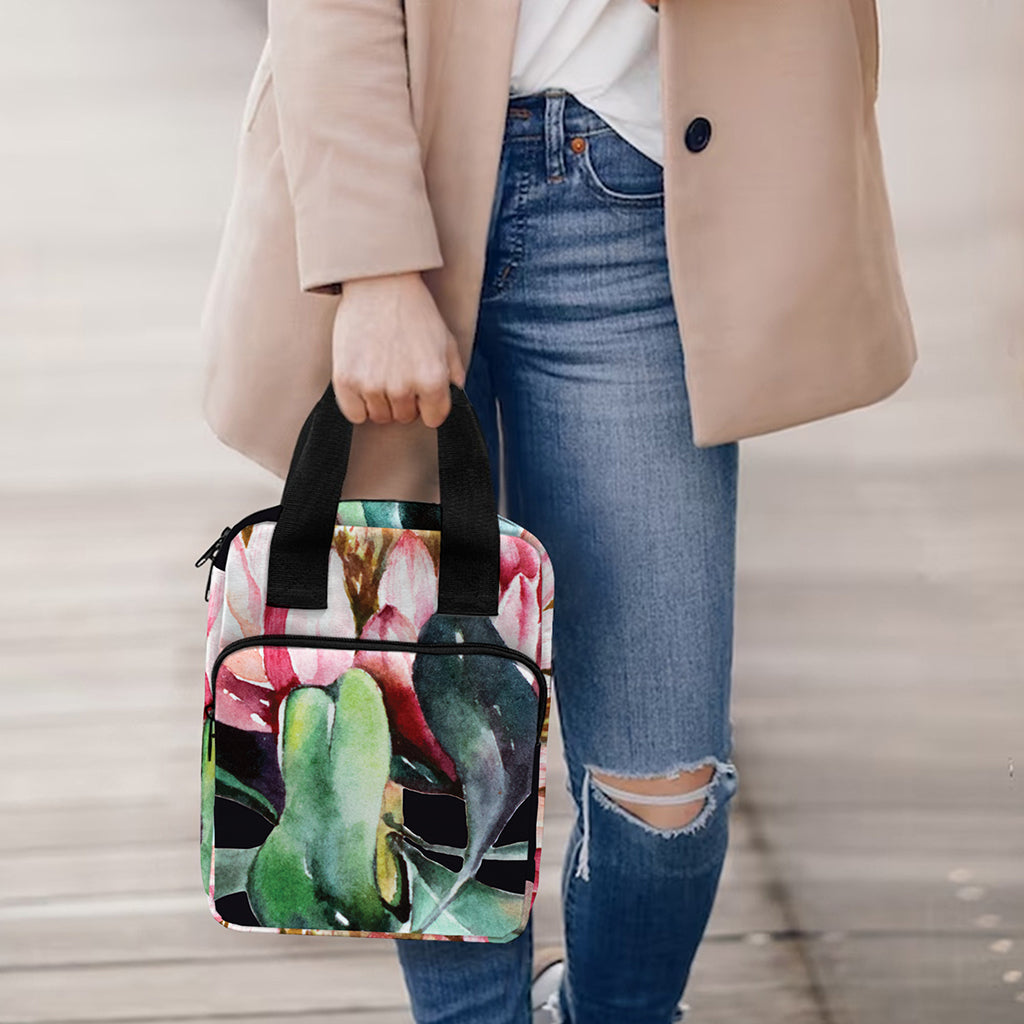 Protea Flower Print Bible Tote Bag
