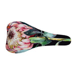 Protea Flower Print Bicycle Seat Cover