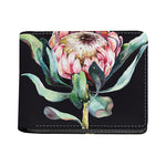 Protea Flower Print Bifold Wallet