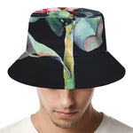 Protea Flower Print Bucket Hat