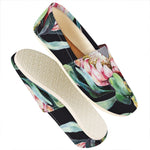 Protea Flower Print Casual Shoes